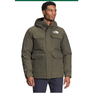 The North Face Olive Green Puffer Jacket